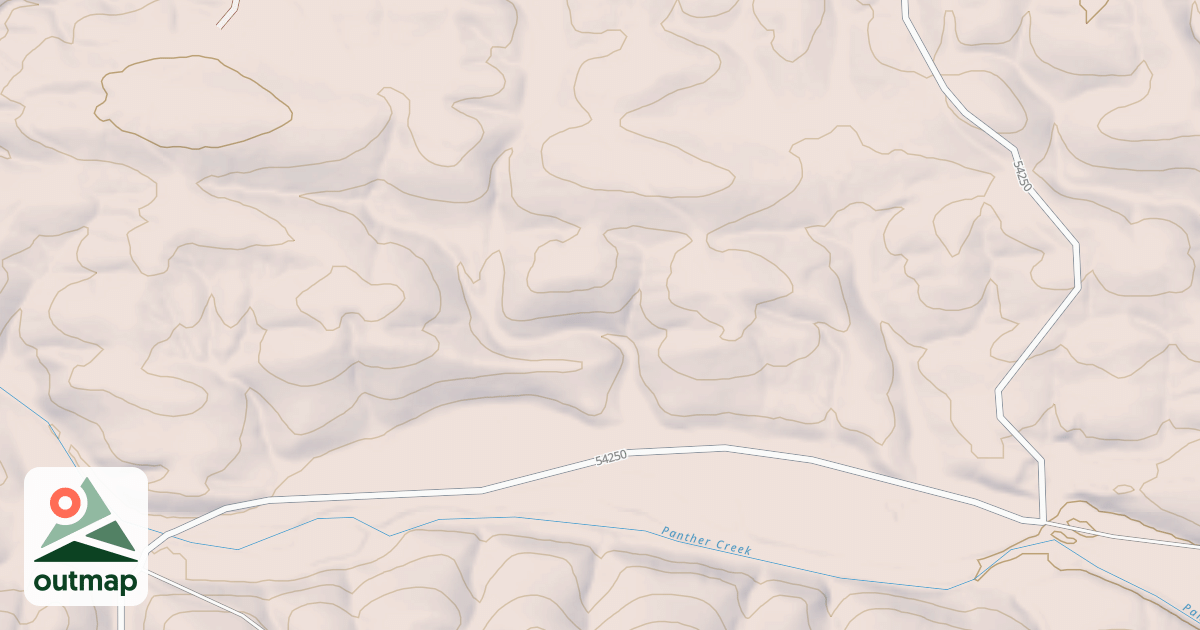Map of PANTHER CREEK