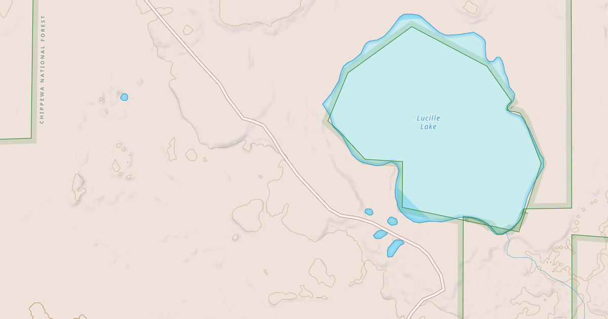 Map preview of LUCILLE LAKE
