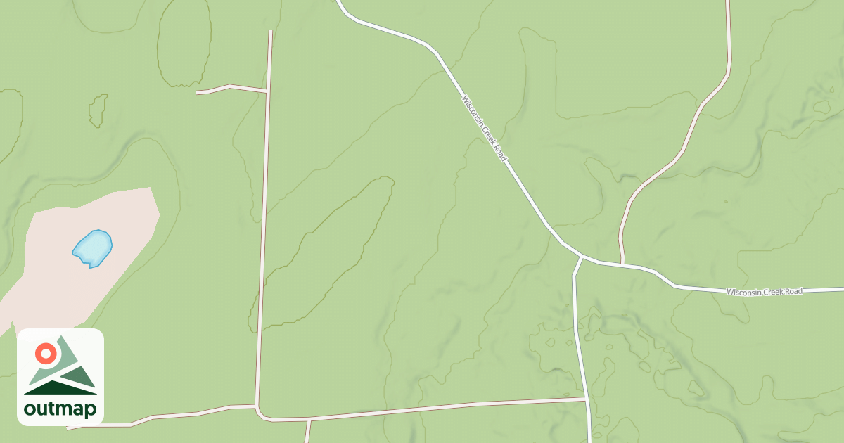 Map of PORCUPINE TRAIL ROAD