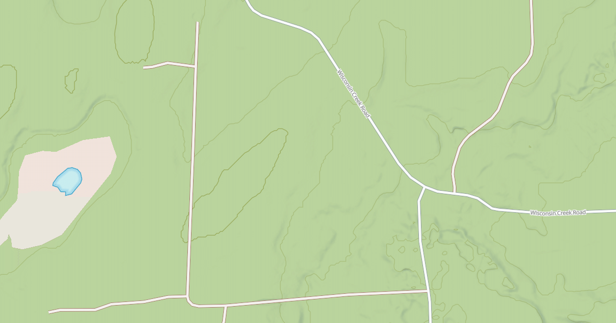 Map preview of PORCUPINE TRAIL ROAD