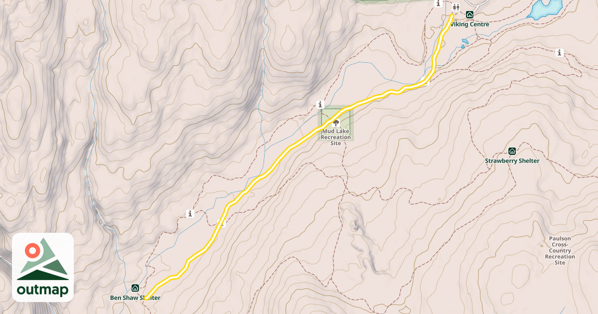 Map of Ben Shaw Trail