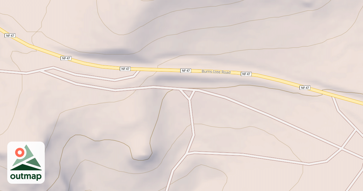 Map of Radar Hill OHV Trails