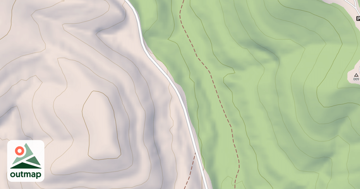 Map of IR ARCHERY TRAILHEAD #2