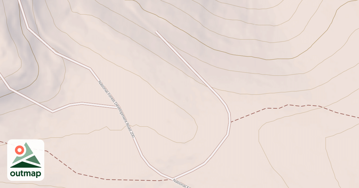 Map of USFS National Forest System Roads {569C6339-DF14-48DD-AC53-1EAC22B232F4}