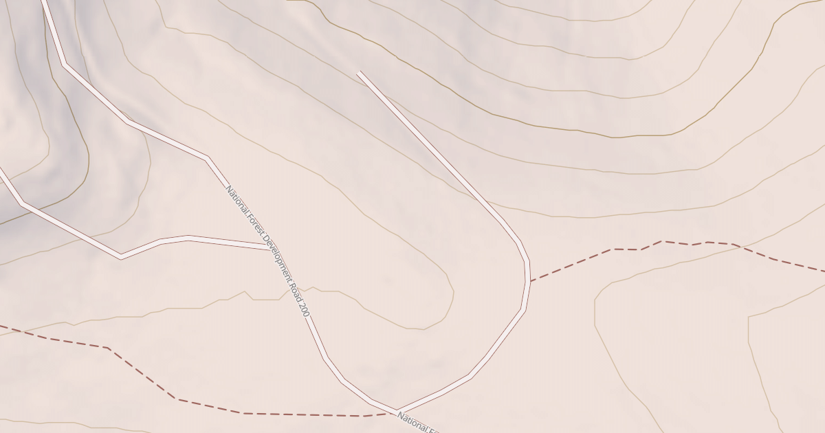 Map preview of USFS National Forest System Roads {569C6339-DF14-48DD-AC53-1EAC22B232F4}