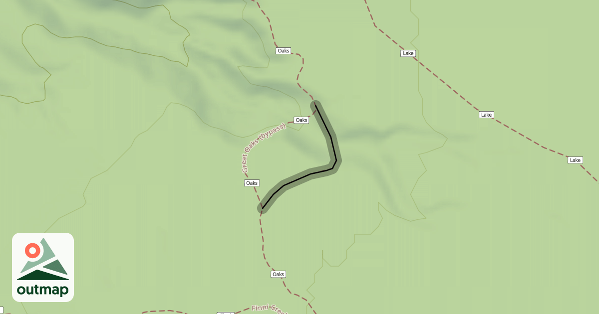 Map of Great Oaks (Gnarly)