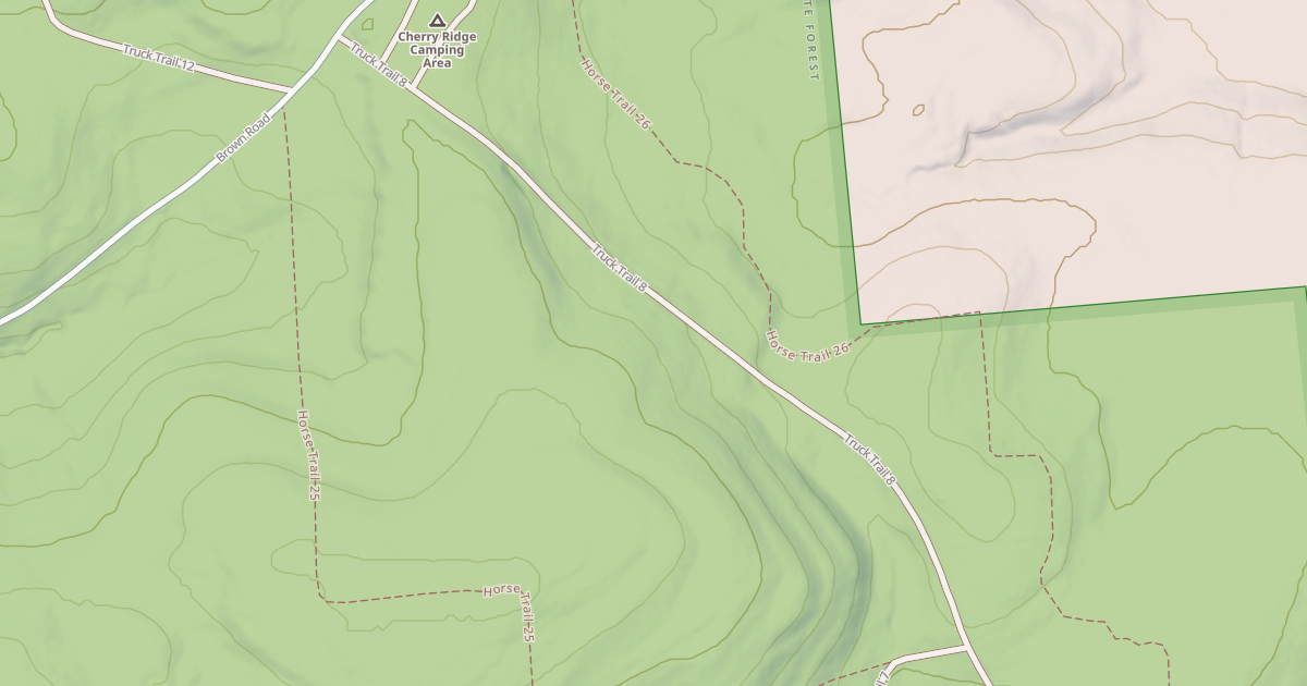 Map preview of Truck Trail 8