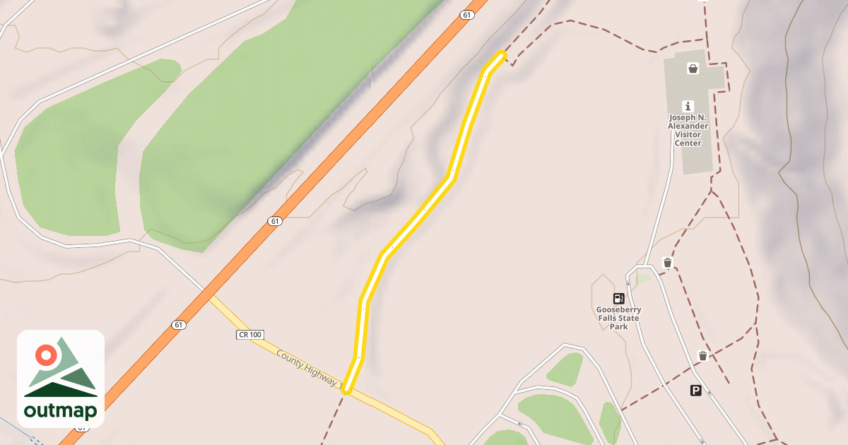 Map of Gitchi-Gami State Trail