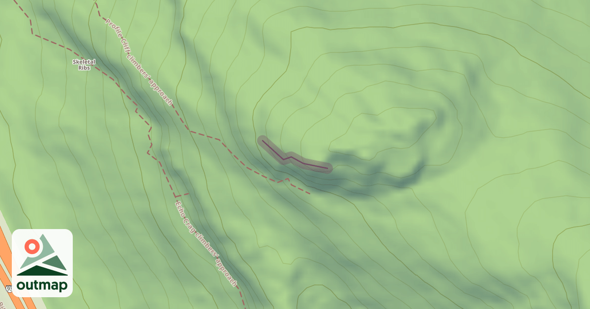 Map of Profile Cliff