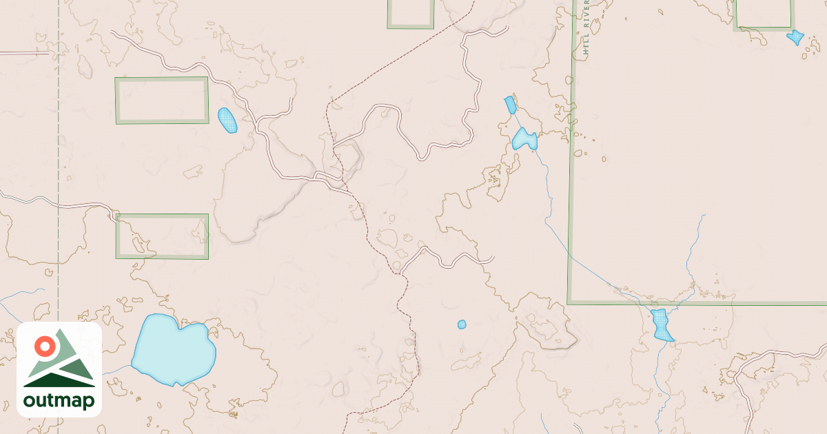 Map of Blind Lake Trail