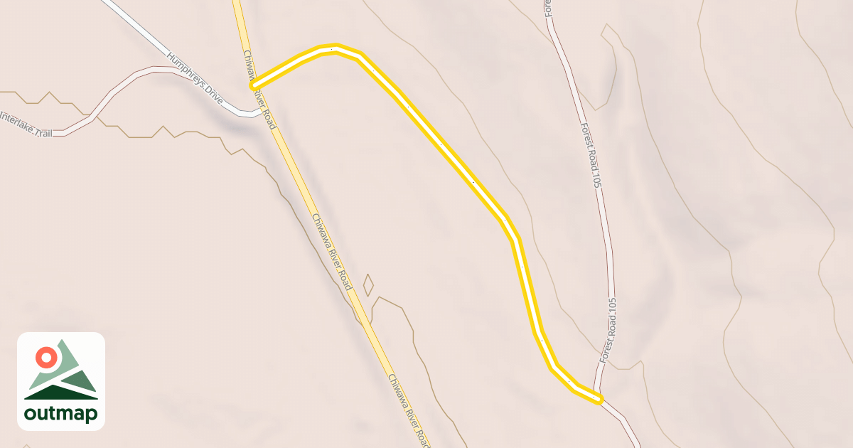 Map of Interlake Trail
