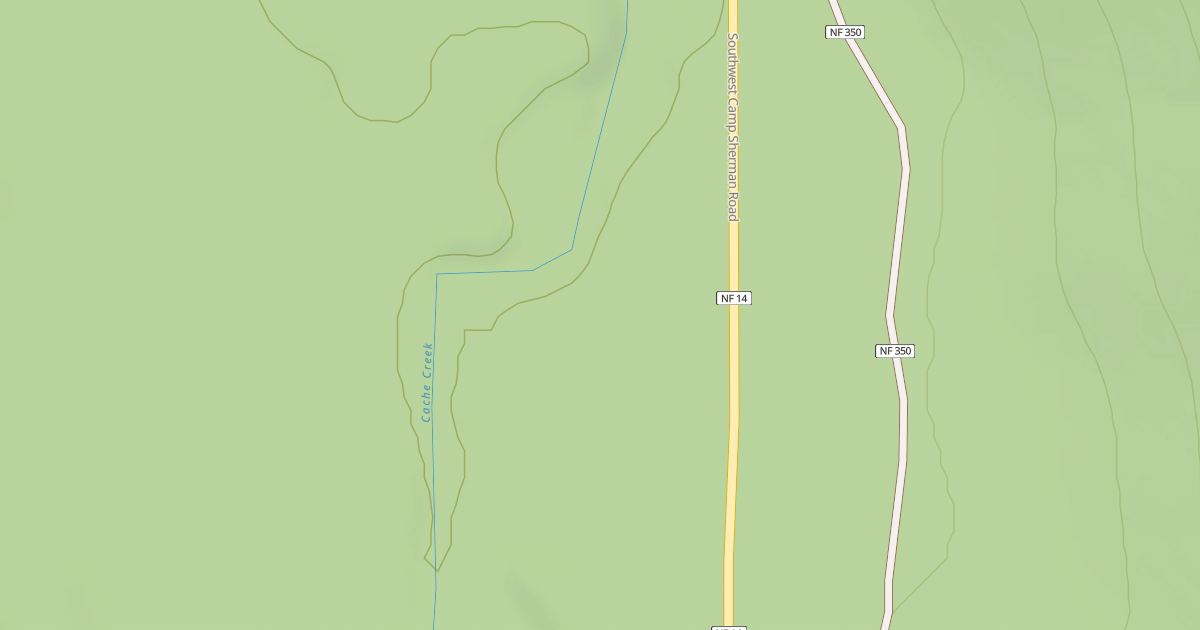 Map preview of USFS Motor Vehicle Use Map Roads {2FC39200-5512-474F-80B0-218F423D8BEB}