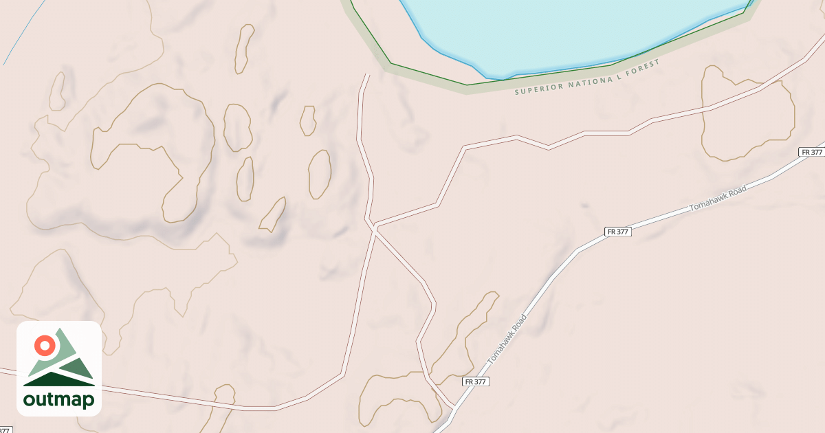 Map of BAIRD LAKE ACCESS