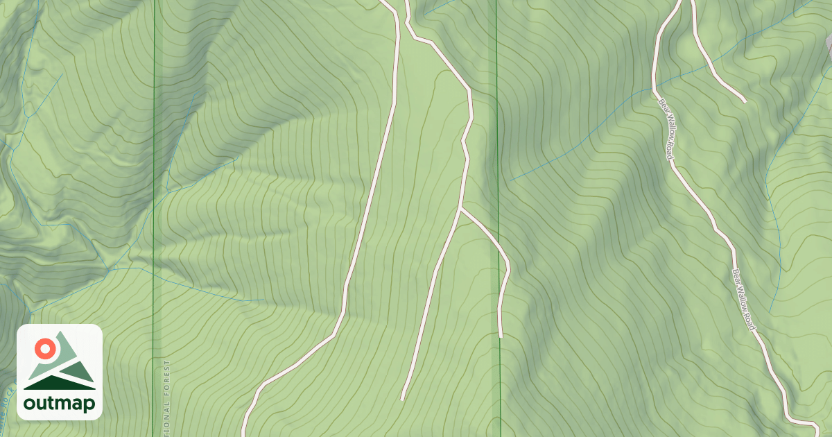 Map of GRAYBACK SPUR