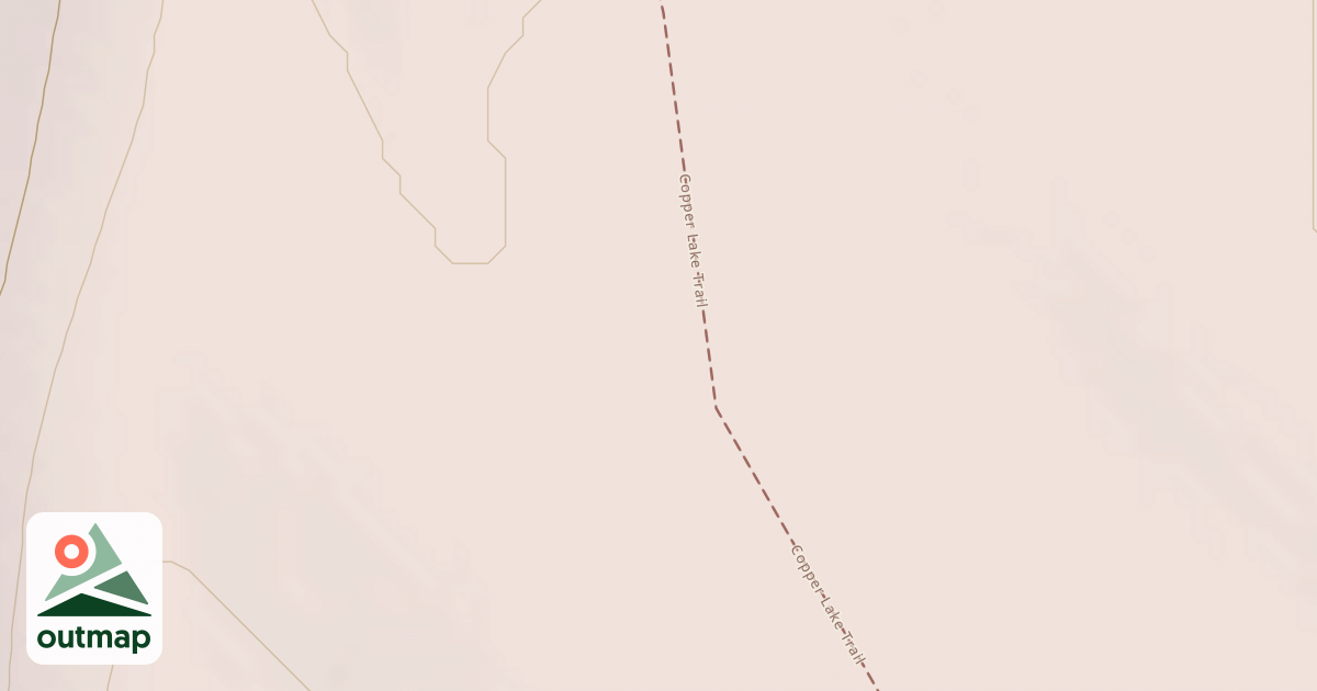 Map of Copper Lake Trail