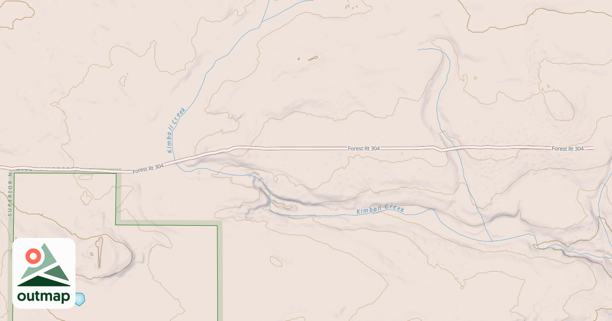 Map of KIMBALL CREEK