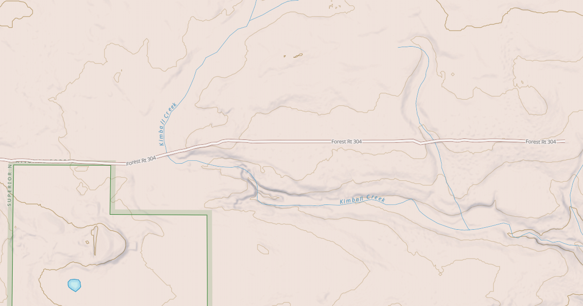 Map preview of KIMBALL CREEK
