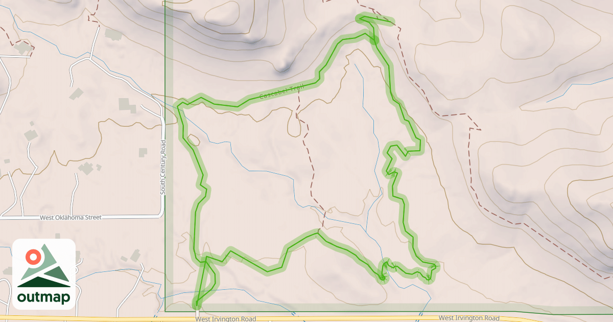 Map of Cascabel Trail