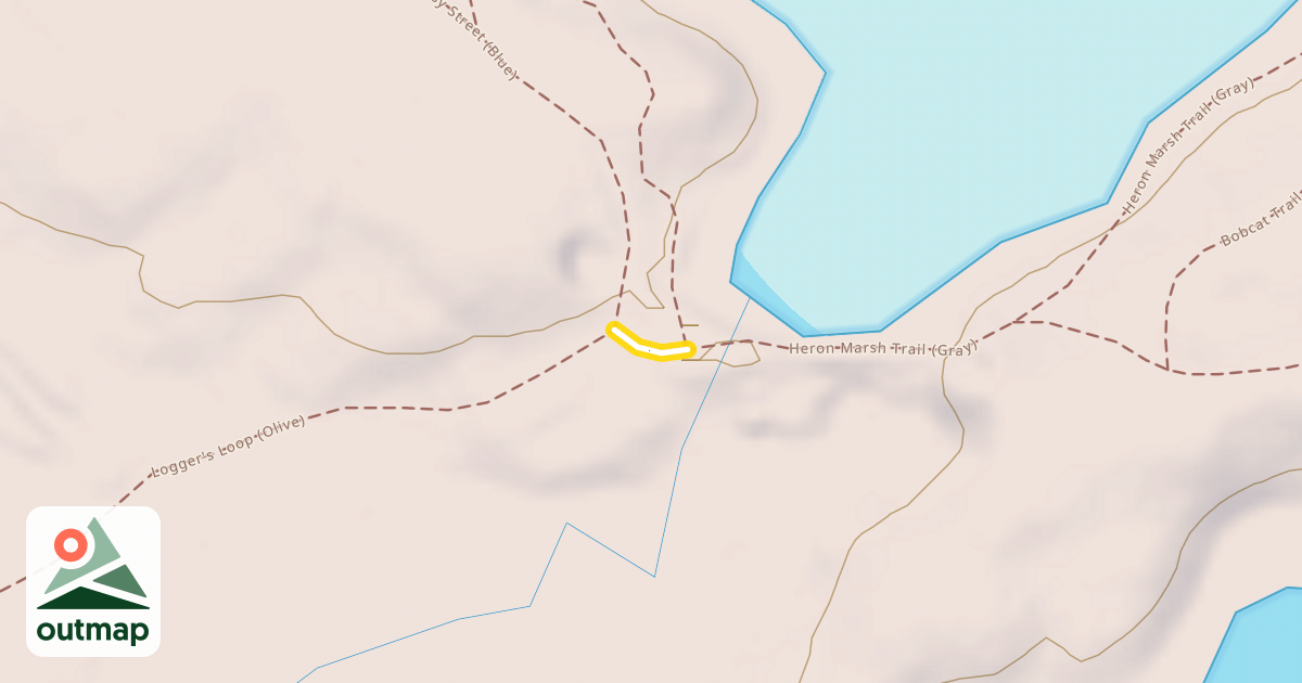 Map of Logger's Loop (Olive)