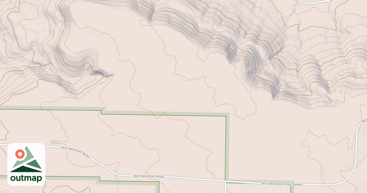 Map of USFS Motor Vehicle Use Map Roads {3D87D775-8954-4D48-A76E-DF1F9EF62442}