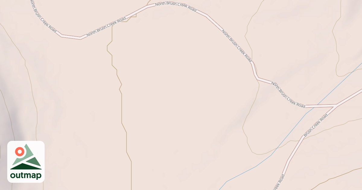 Map of BRUSH CREEK