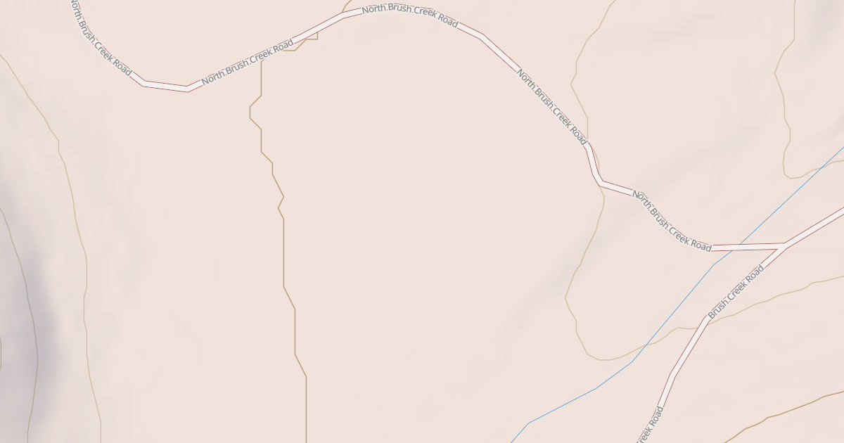 Map preview of BRUSH CREEK