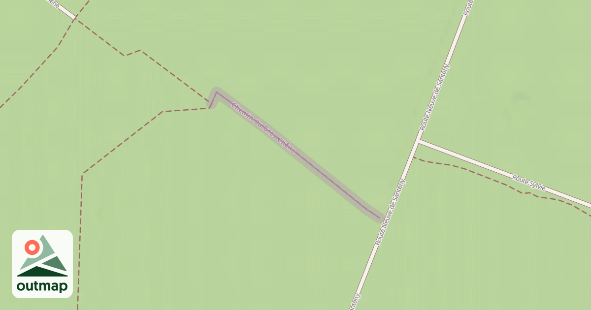 Map of Chemin du Gros Chêne