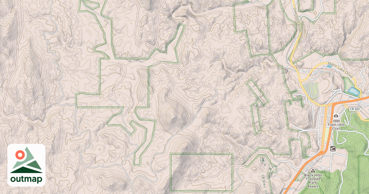 Map of CHAMPAIGN HILL RD