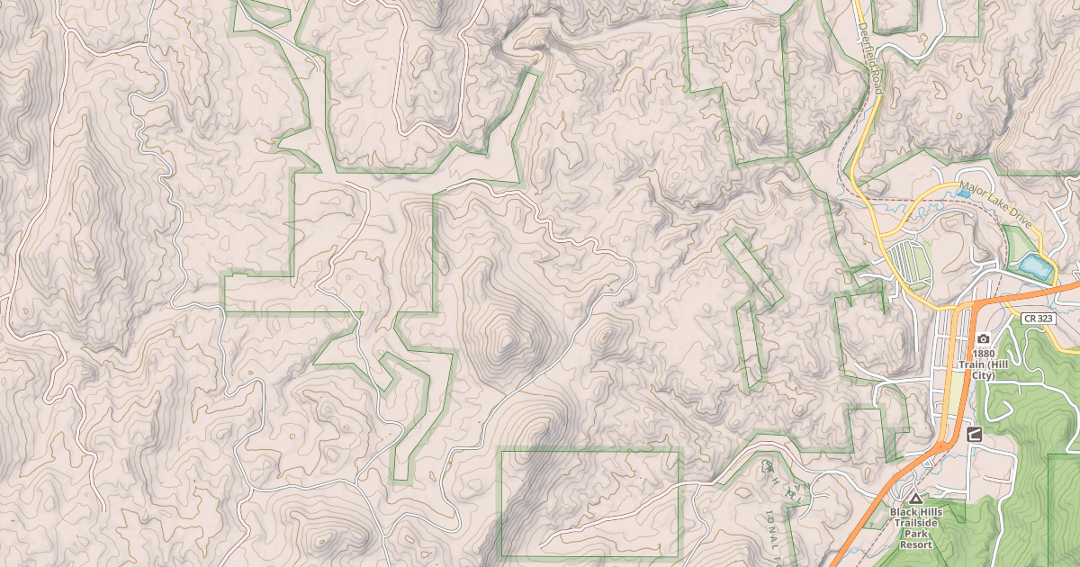 Map preview of CHAMPAIGN HILL RD