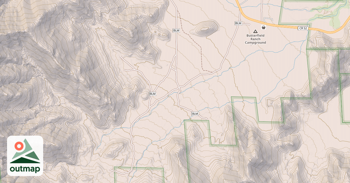Map of BLM National GTLF Public Motorized Roads b7951689-ae8f-4380-b76e-1ccc310cf72f