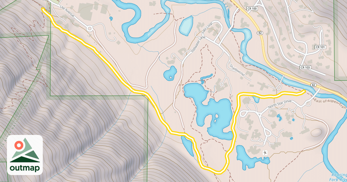 Map of Benedict Trail