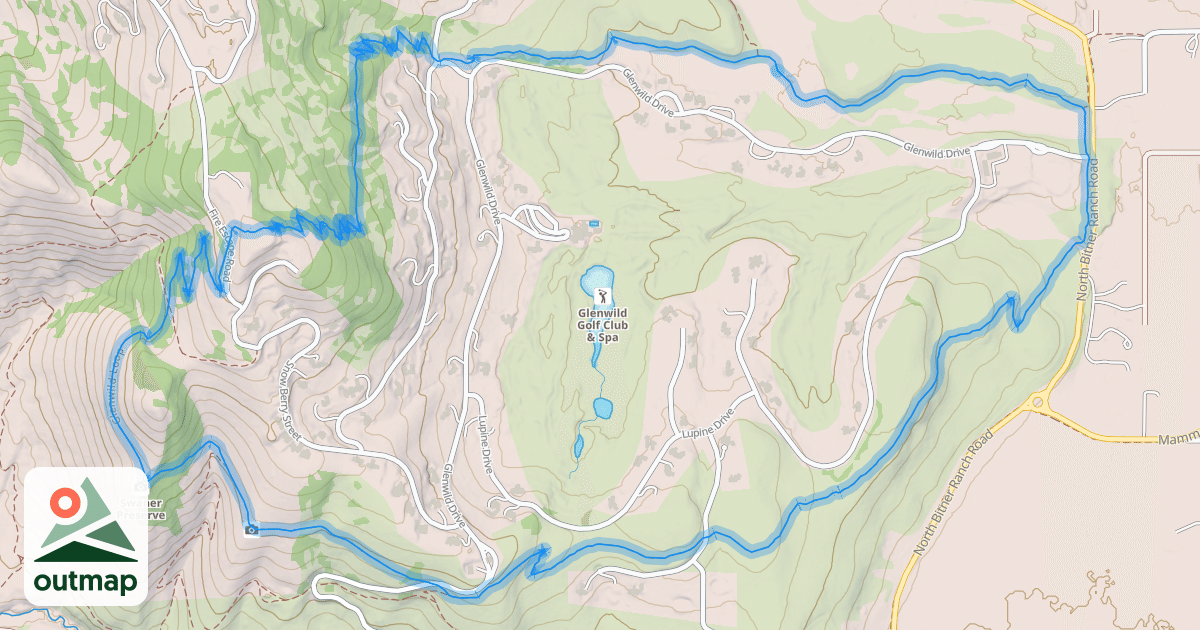Map of Glenwild Loop