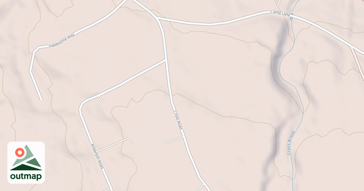 Map of Cross Rd