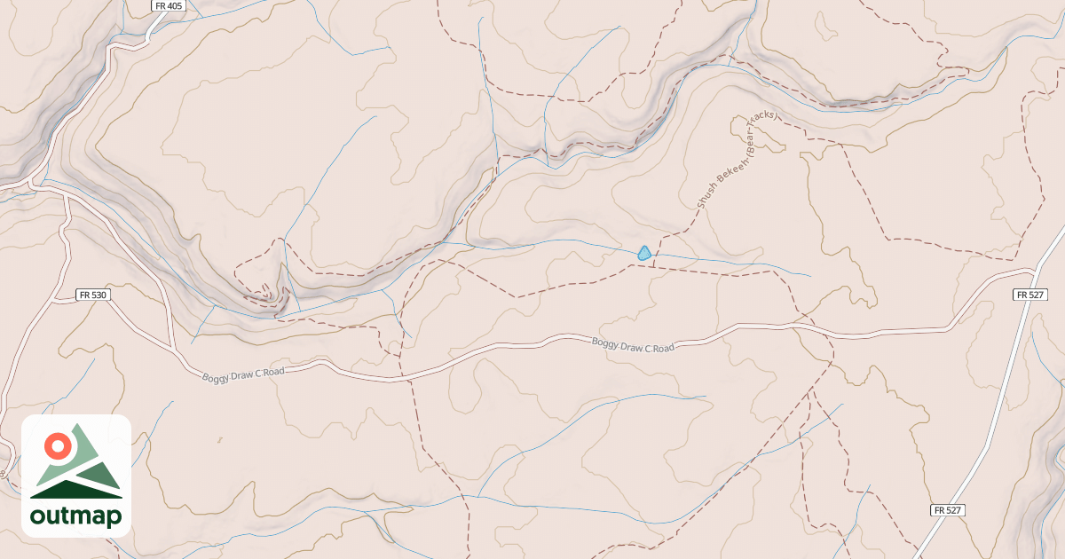 Map of BOGGY DRAW C