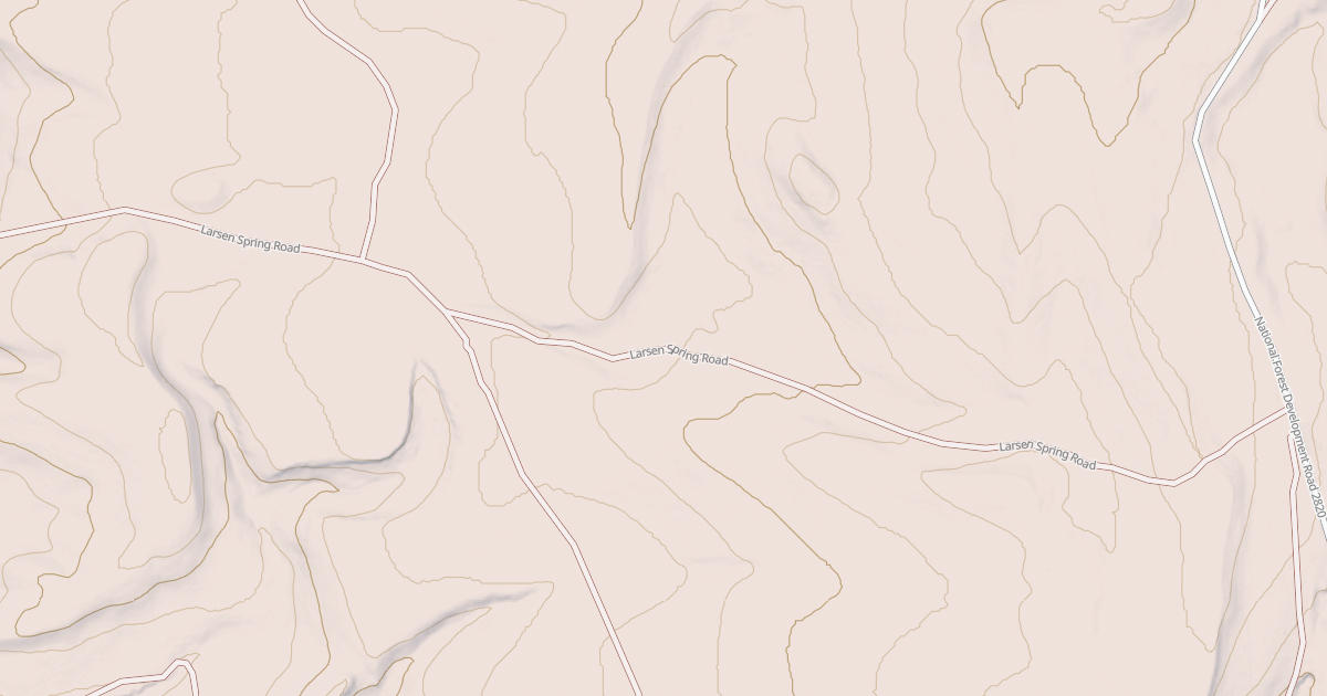 Map preview of USFS National Forest System Roads {39550B52-13BB-4DDC-B9F6-5437015642B5}