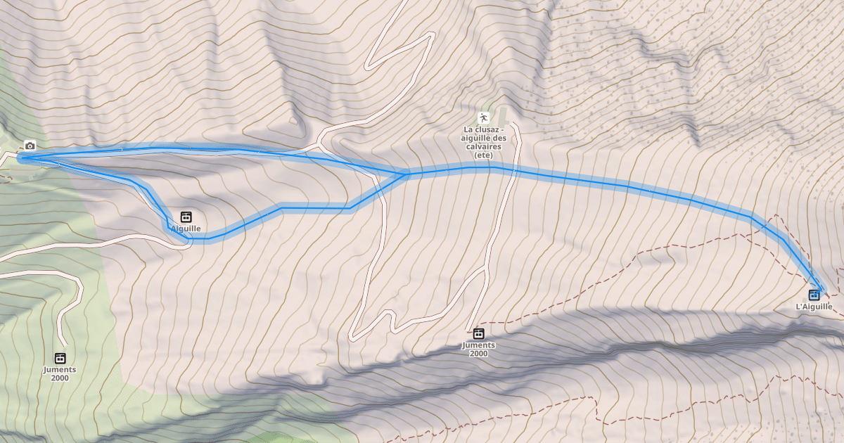 Map preview of L'Aiguille