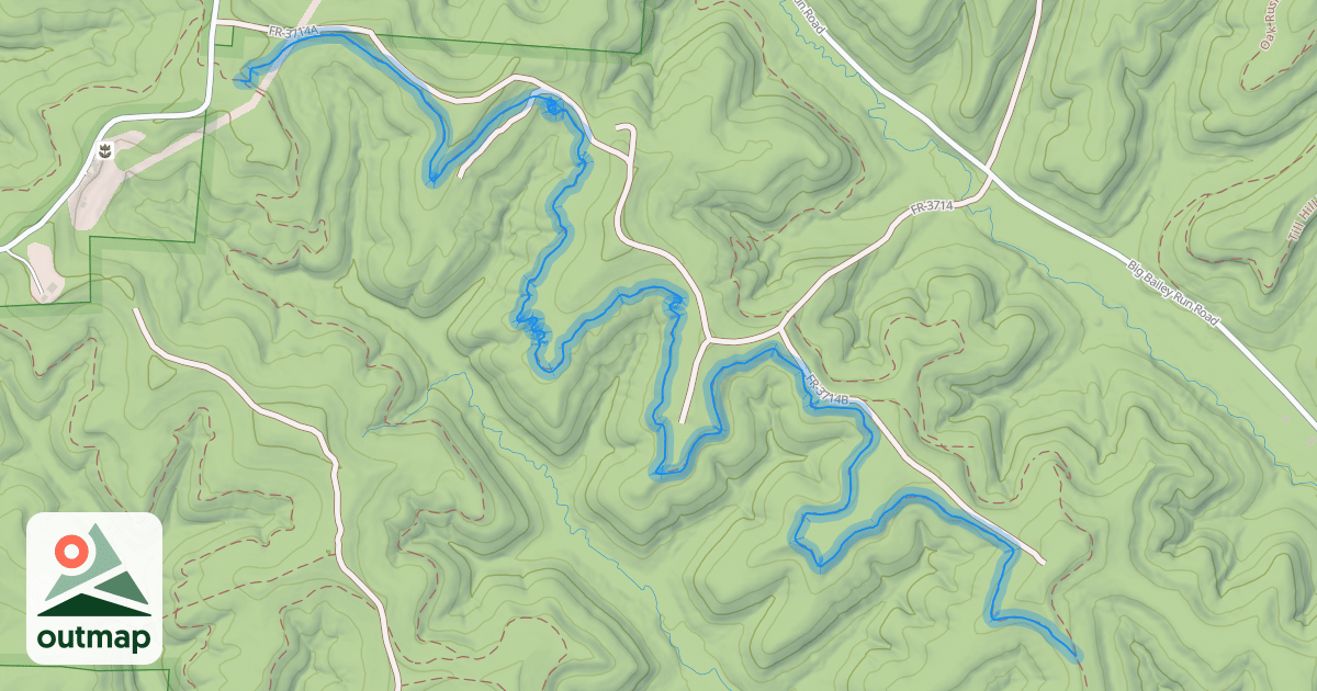 Map of Salameander Trail