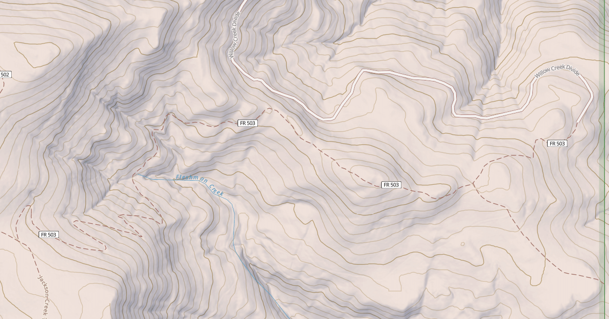 Map preview of Willow Creek South
