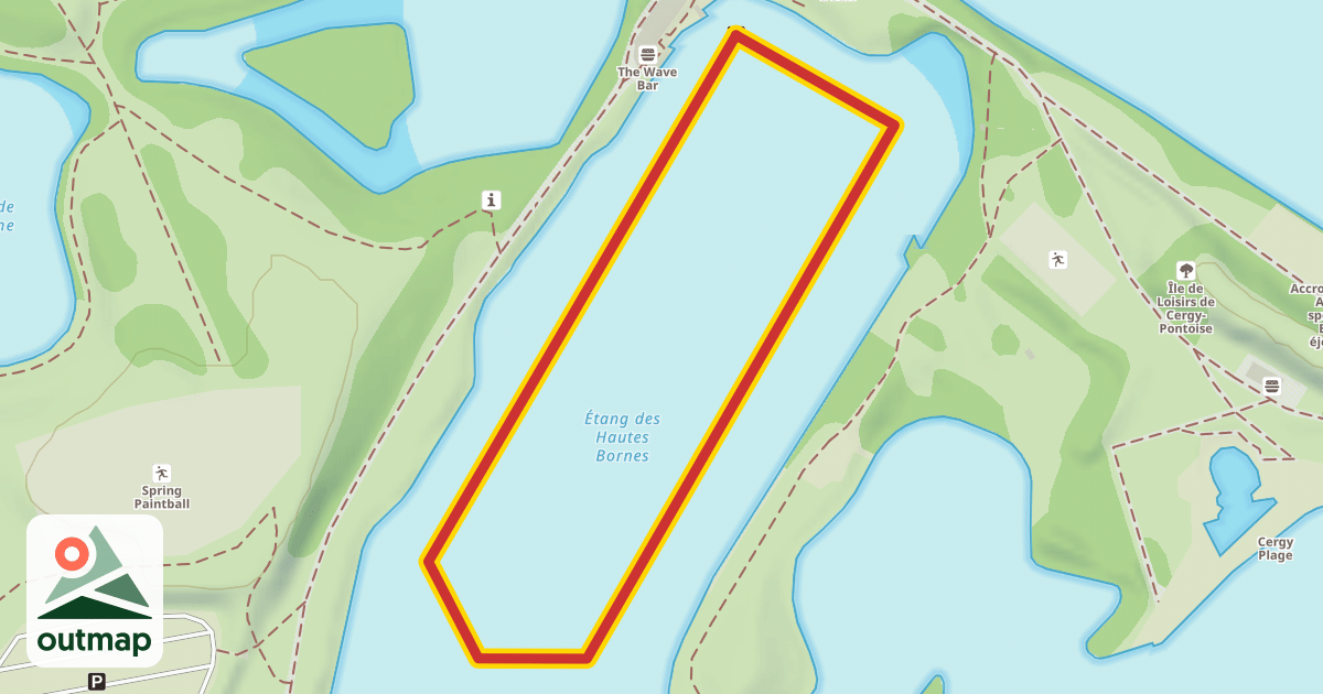 Map of Téléski nautique
