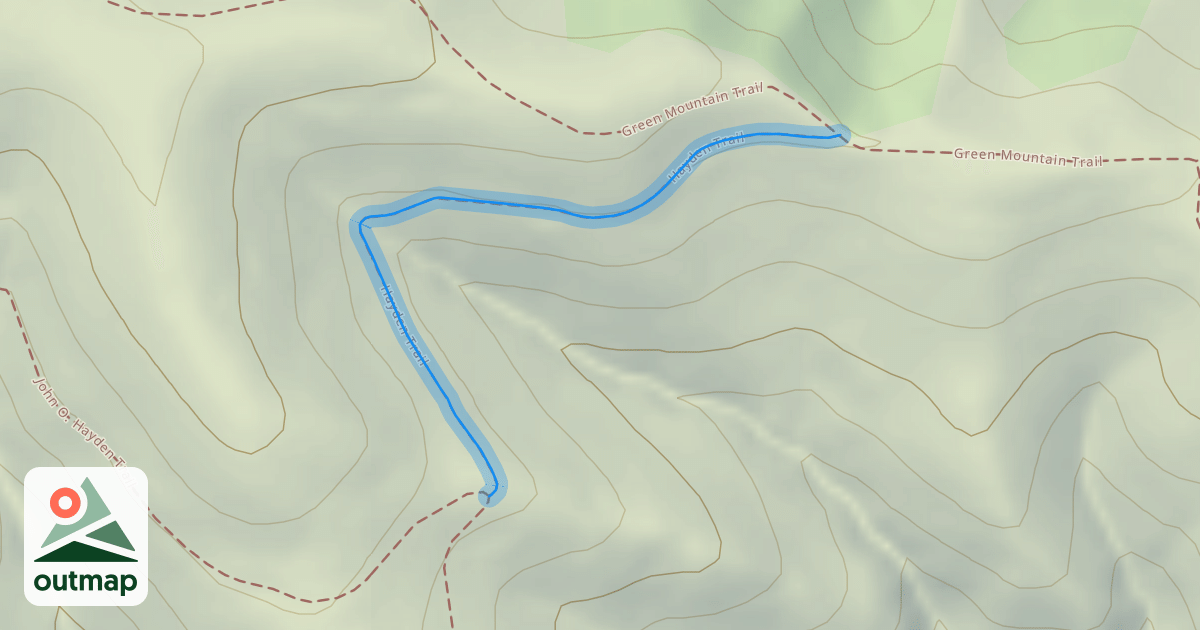 Map of Hayden Trail