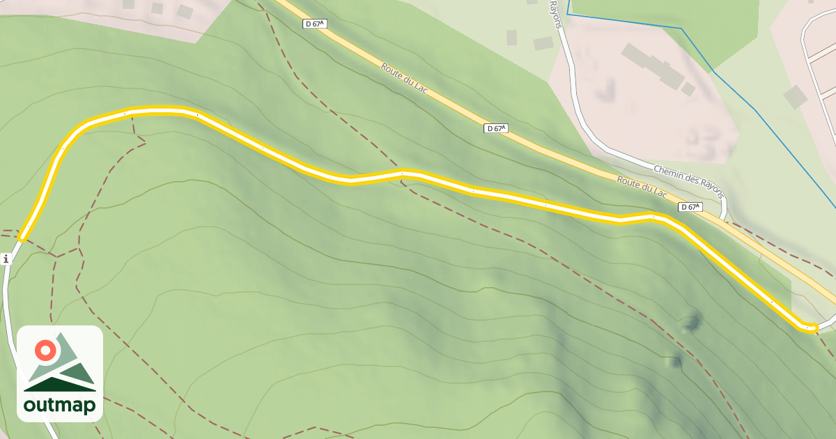 Map of Route Forestière des 17 kilomètres