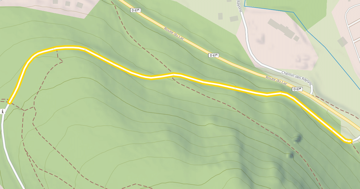 Map preview of Route Forestière des 17 kilomètres