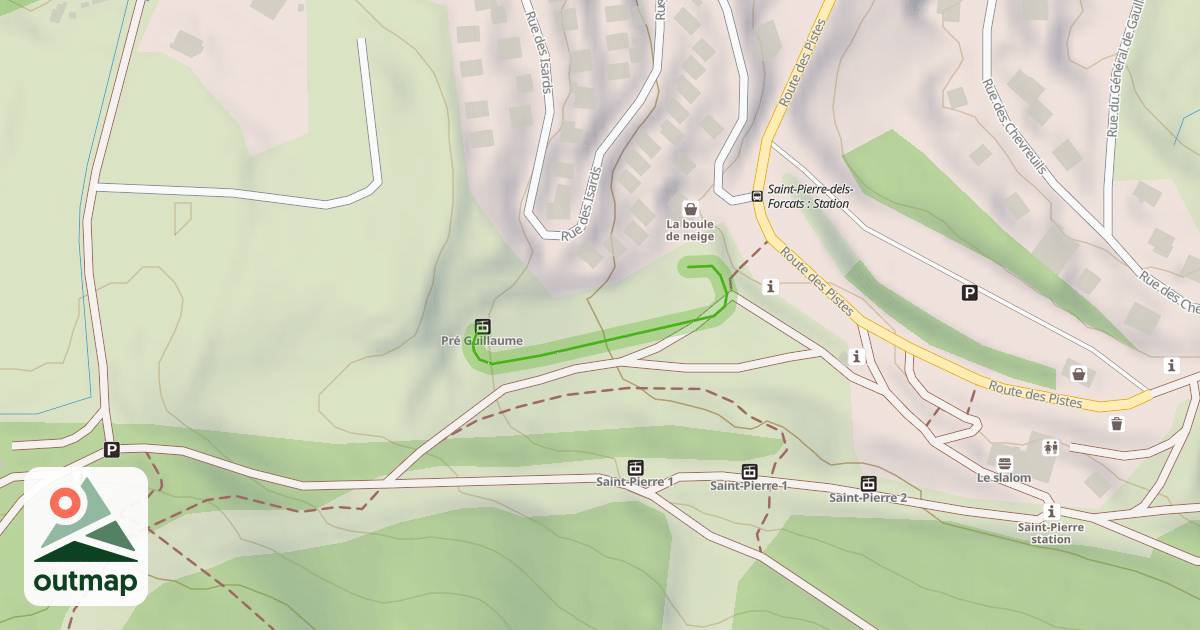Map of Pré Guillaume