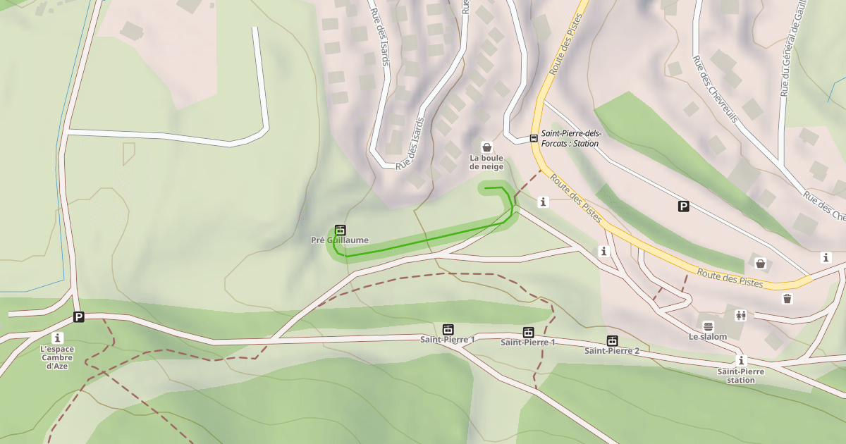 Map preview of Pré Guillaume