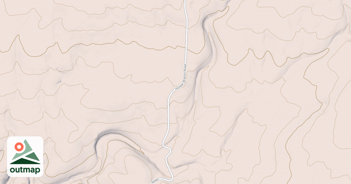 Map of HUNTER BRANCH
