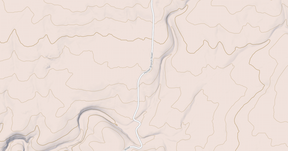 Map preview of HUNTER BRANCH