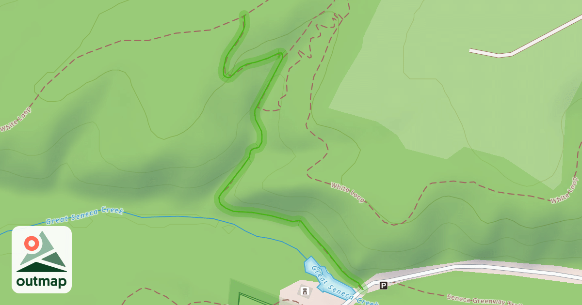 Map of Seneca Ridge Trail