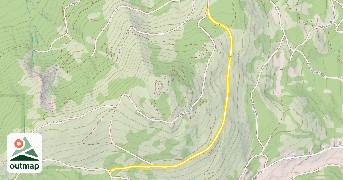 Map of Crazy Horse