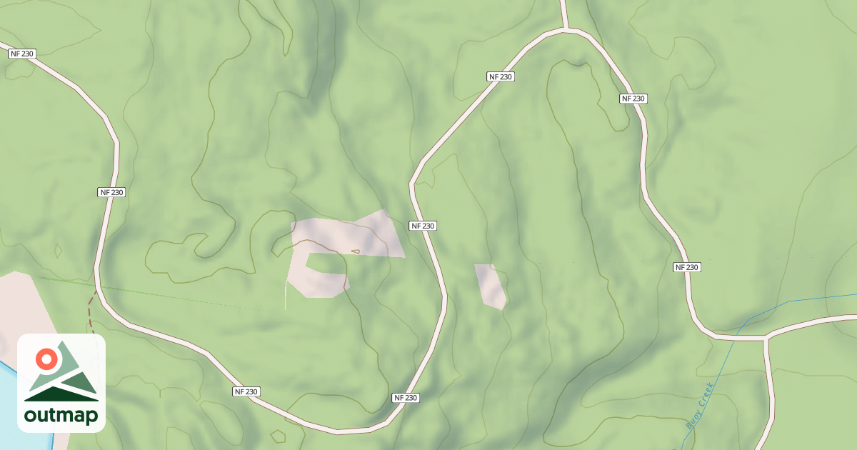 Map of HIDDEN LAKE