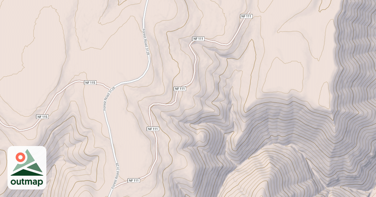 Map of USFS Motor Vehicle Use Map Roads {379693B8-943A-42F8-9E17-CBE78C4C4086}